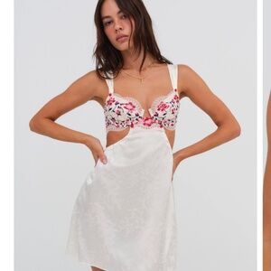 For love and lemons festival rose slip dress
